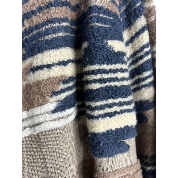 Lucky Brand Aztec Fringe Open Front Cardigan Large NWT - Picture 11 of 12